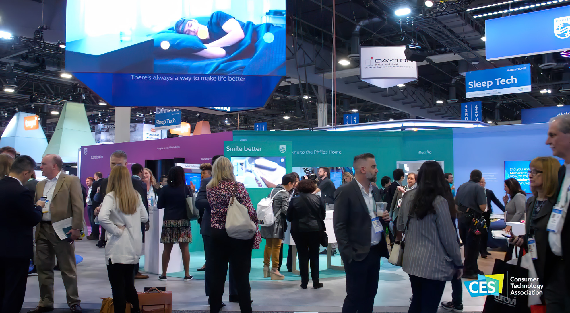 Die CES ist die größte Technologiemesse, die jährlich in Las Vegas stattfindet. Foto: CES.tech